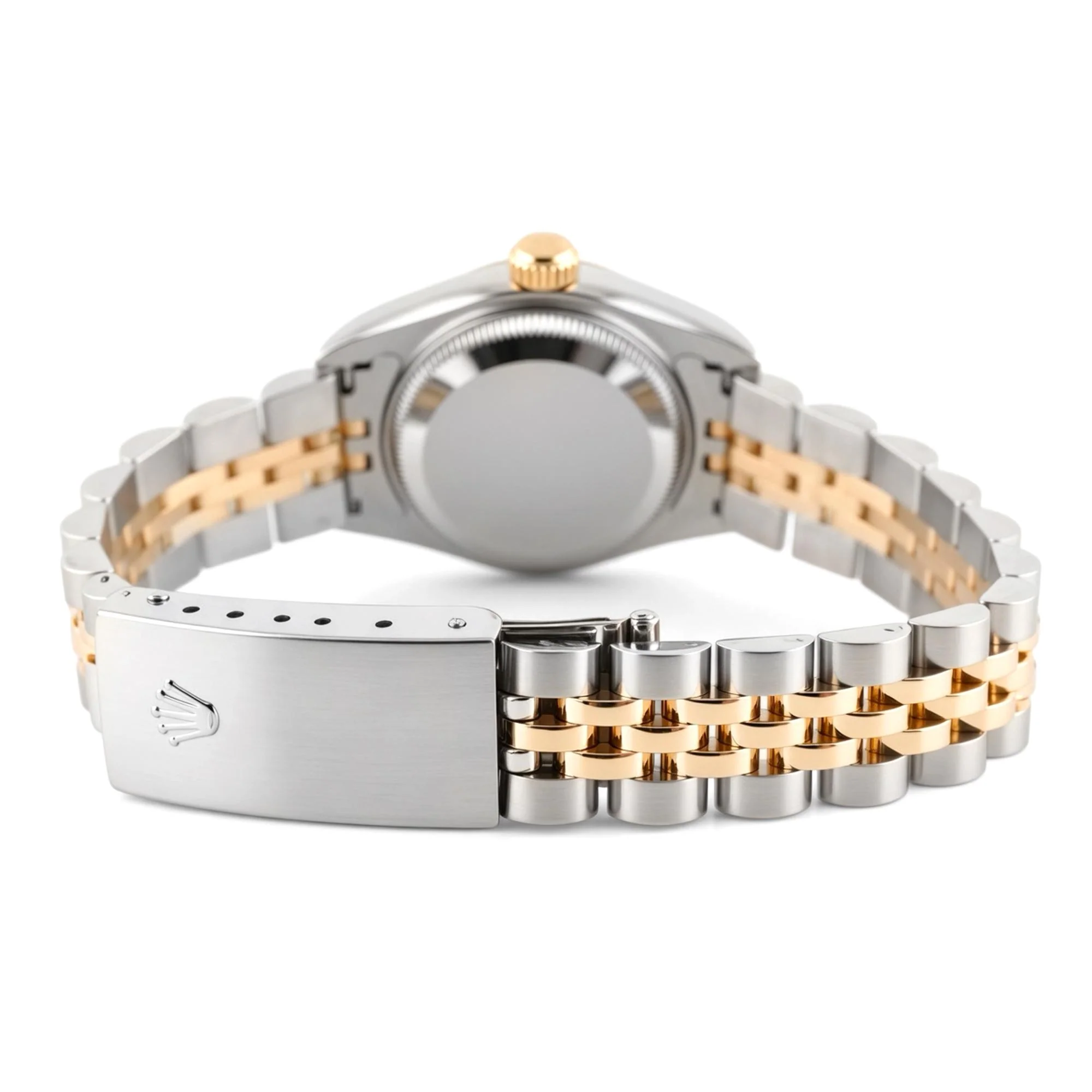 Rolex 69173 Lady-Datejust 26 mm Fluted Bezel White Roman Dial Jubilee Bracelet Box 1994 - Image 3