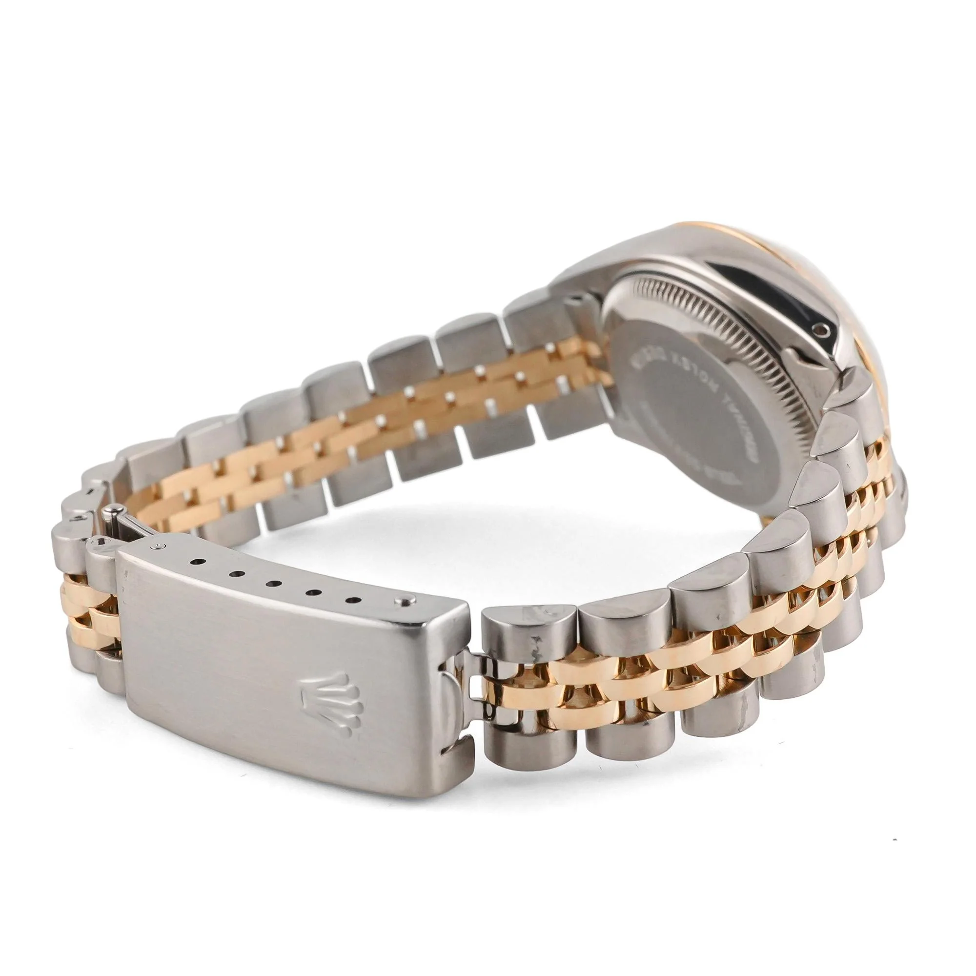 Rolex 69173 Lady-Datejust 26 mm Silver Diamond Dial Jubilee Bracelet Box and Papers 1983 - Image 5