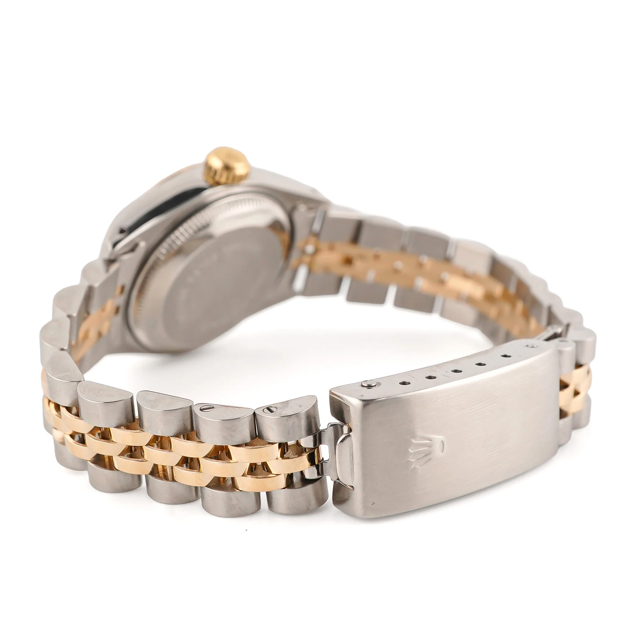 Rolex 69173 Lady-Datejust 26 mm Silver Diamond Dial Jubilee Bracelet Box and Papers 1992 - Image 5