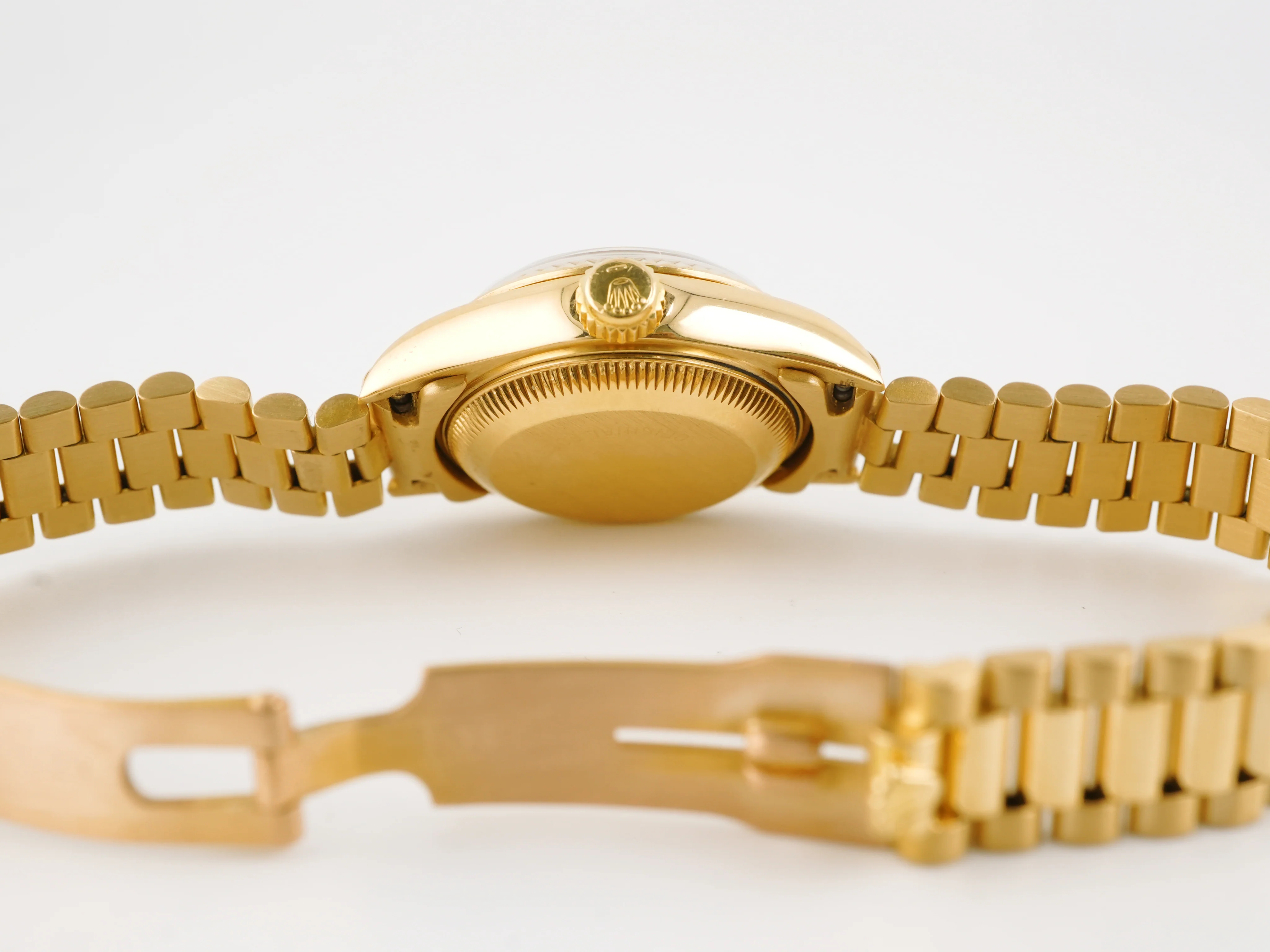 Rolex 69178 Lady-Datejust 26 mm Blue Index Dial President Bracelet Box and Papers 1986 - Image 10