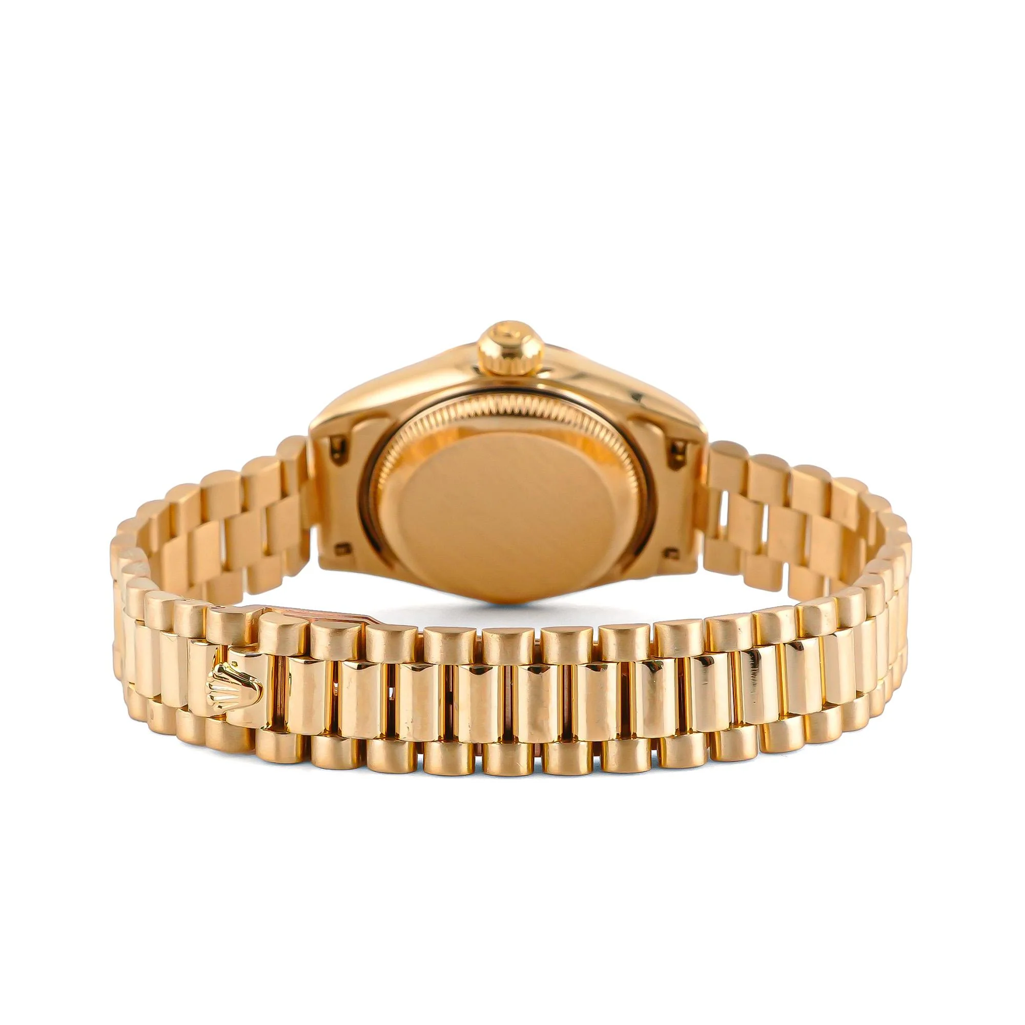 Rolex 69178 Lady-Datejust 26 mm Champagne Diamond Dial President Bracelet 1995 with Box - Image 3