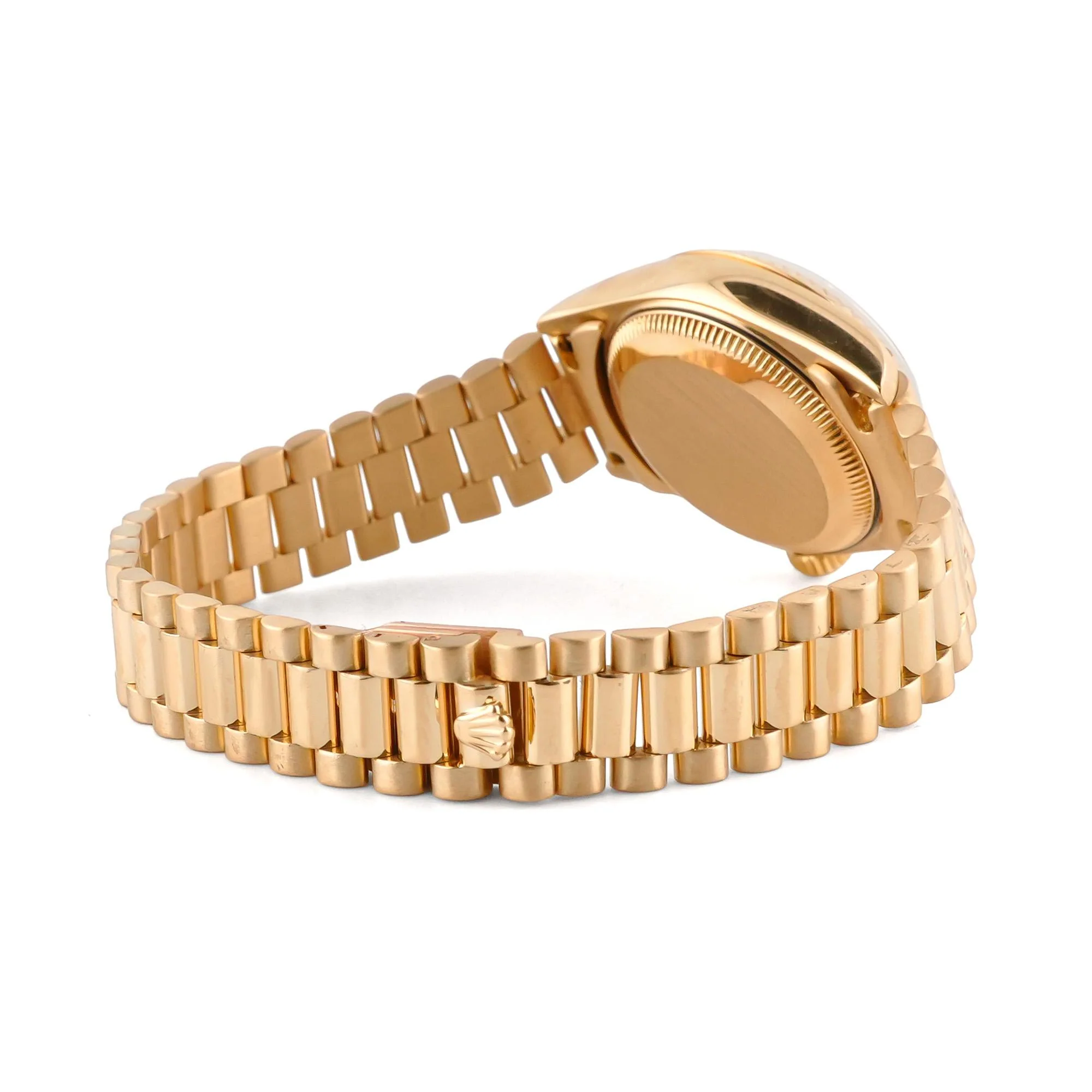 Rolex 69178 Lady-Datejust 26 mm Champagne Diamond Dial President Bracelet 1995 with Box - Image 6