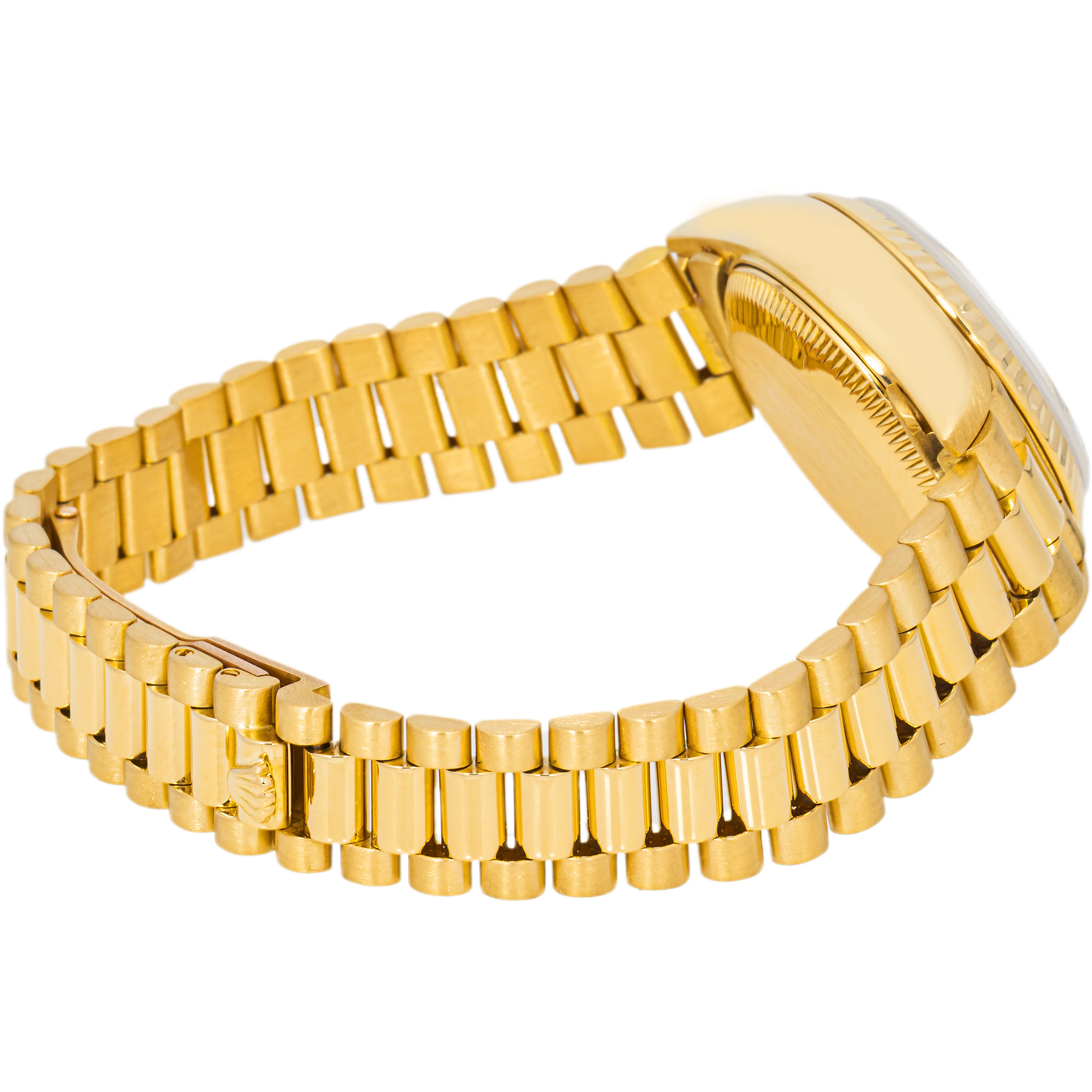 Rolex 69178 Lady-Datejust 26 mm Champagne Diamond Dial President Bracelet Box 1988 - Image 6