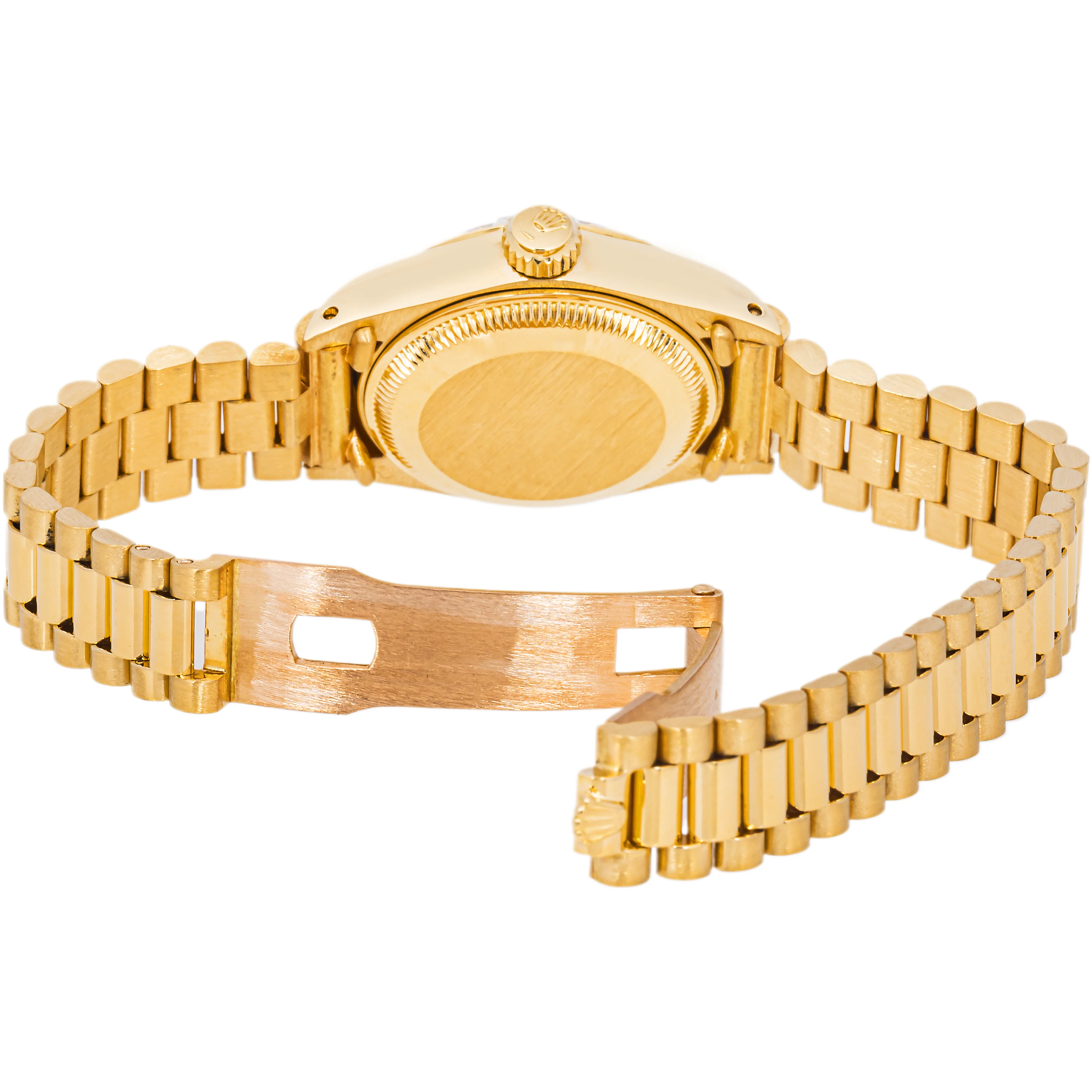 Rolex 6917 Lady-Datejust 26 mm Champagne Stick Dial President Bracelet Box and Papers 1982 - Image 8