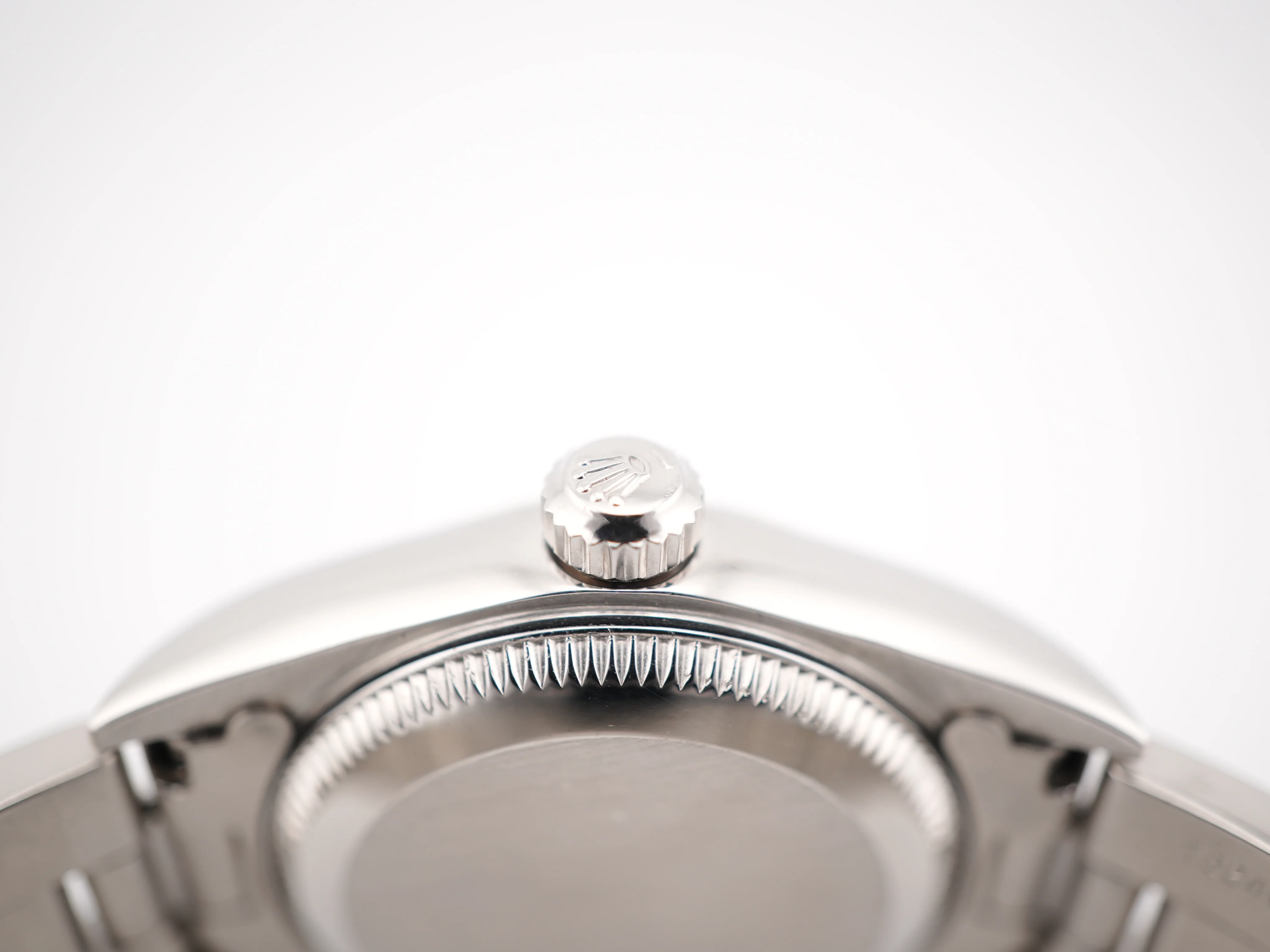Rolex 76080 Oyster Perpetual Lady 24 mm White Roman Dial Oyster Bracelet Box and Papers 1999 - Image 8