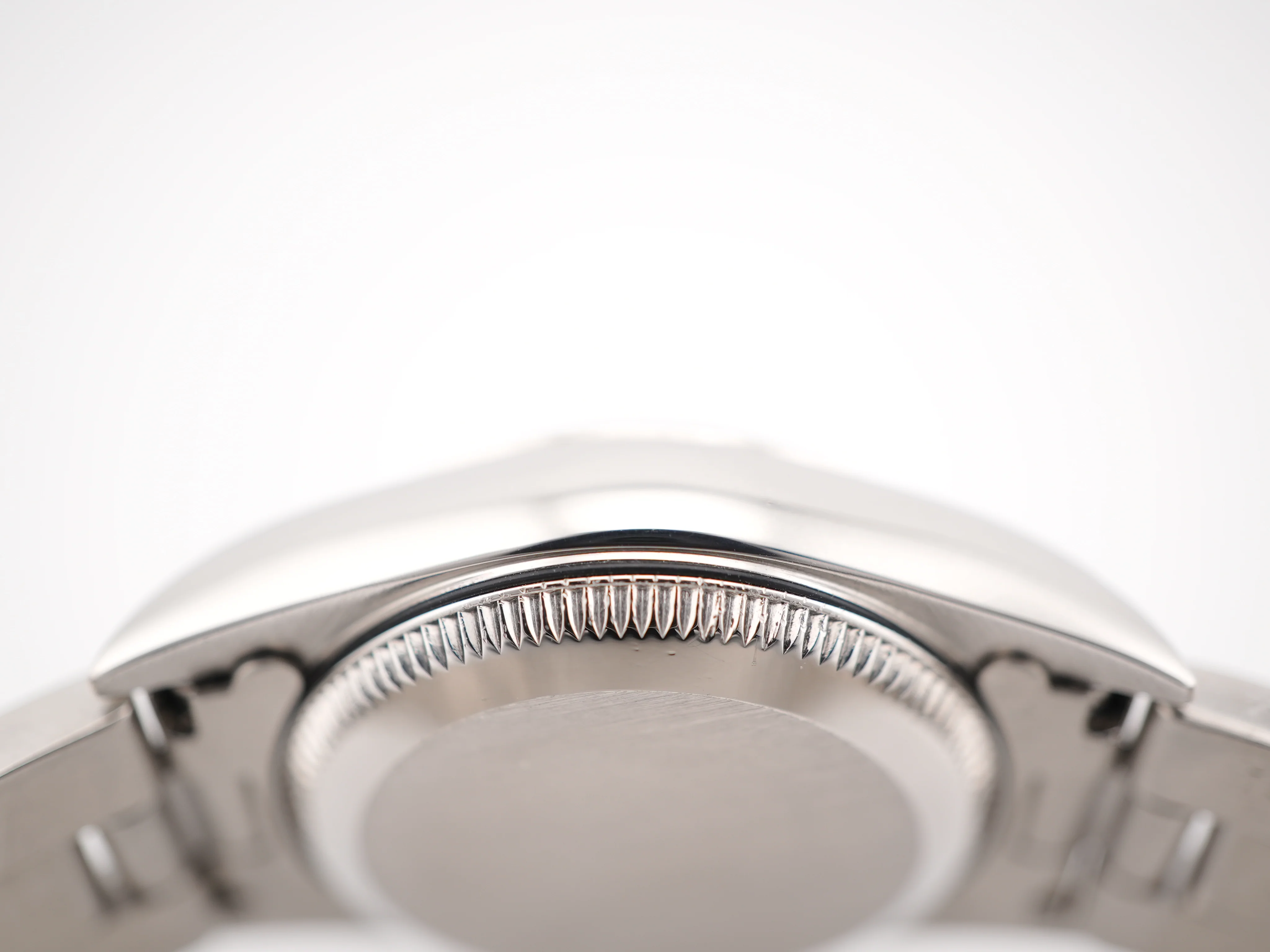 Rolex 76080 Oyster Perpetual Lady 24 mm White Roman Dial Oyster Bracelet Box and Papers 1999 - Image 9