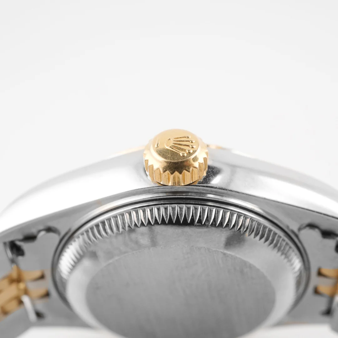 Rolex 79173 Lady-Datejust 26 mm Champagne Index Dial Jubilee Bracelet Box and Papers 1999 - Image 8