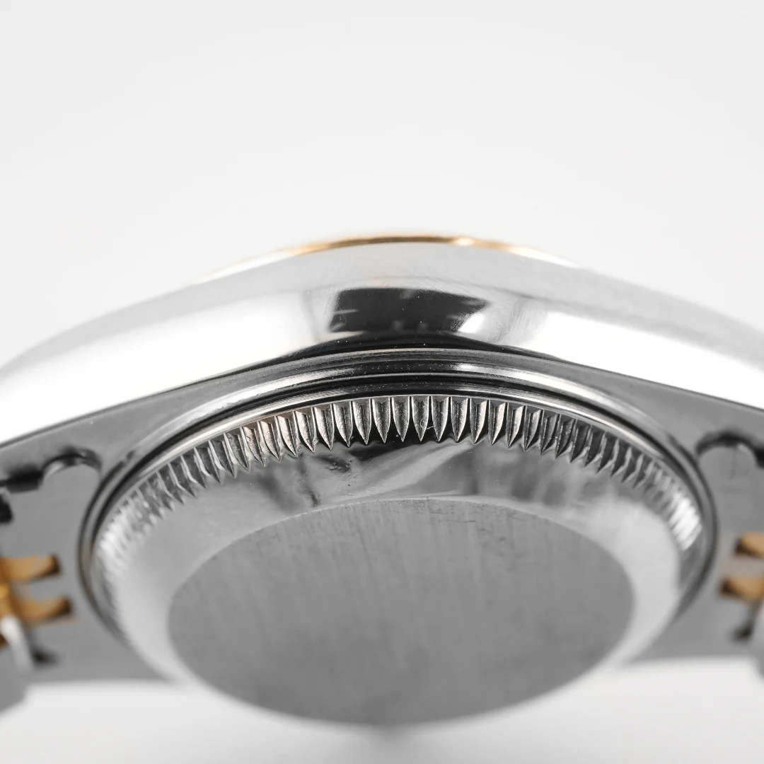 Rolex 79173 Lady-Datejust 26 mm Champagne Index Dial Jubilee Bracelet Box and Papers 1999 - Image 9