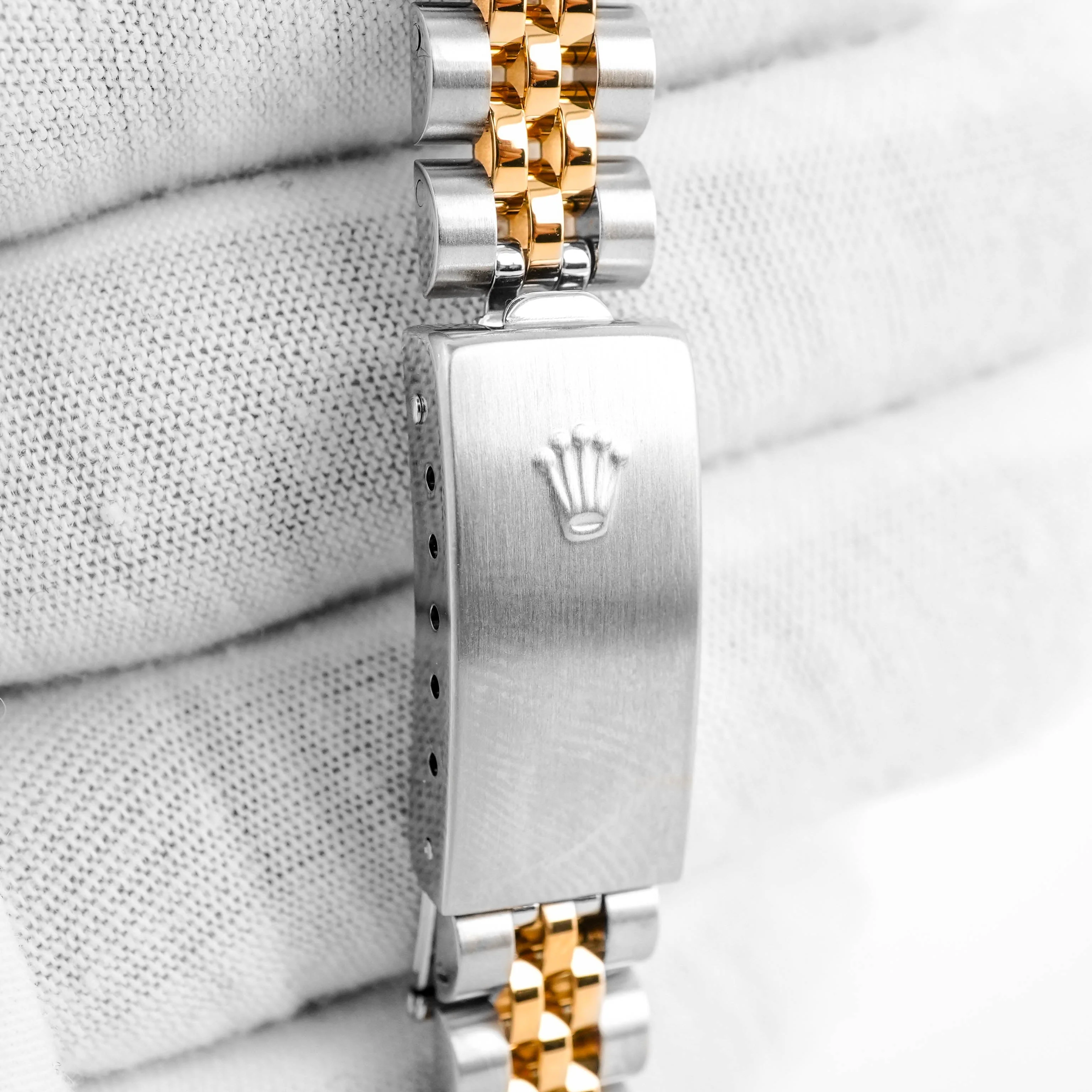 Rolex 79173 Lady-Datejust 26 mm Fluted Bezel Champagne Index Dial Jubilee Bracelet Box 2001 - Image 5