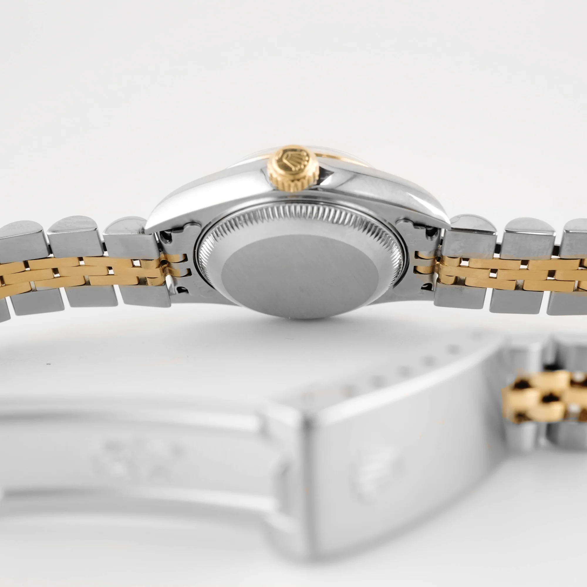Rolex 79173 Lady-Datejust 26 mm Champagne Jubilee Dial Jubilee Bracelet Box and Papers 2000 - Image 10