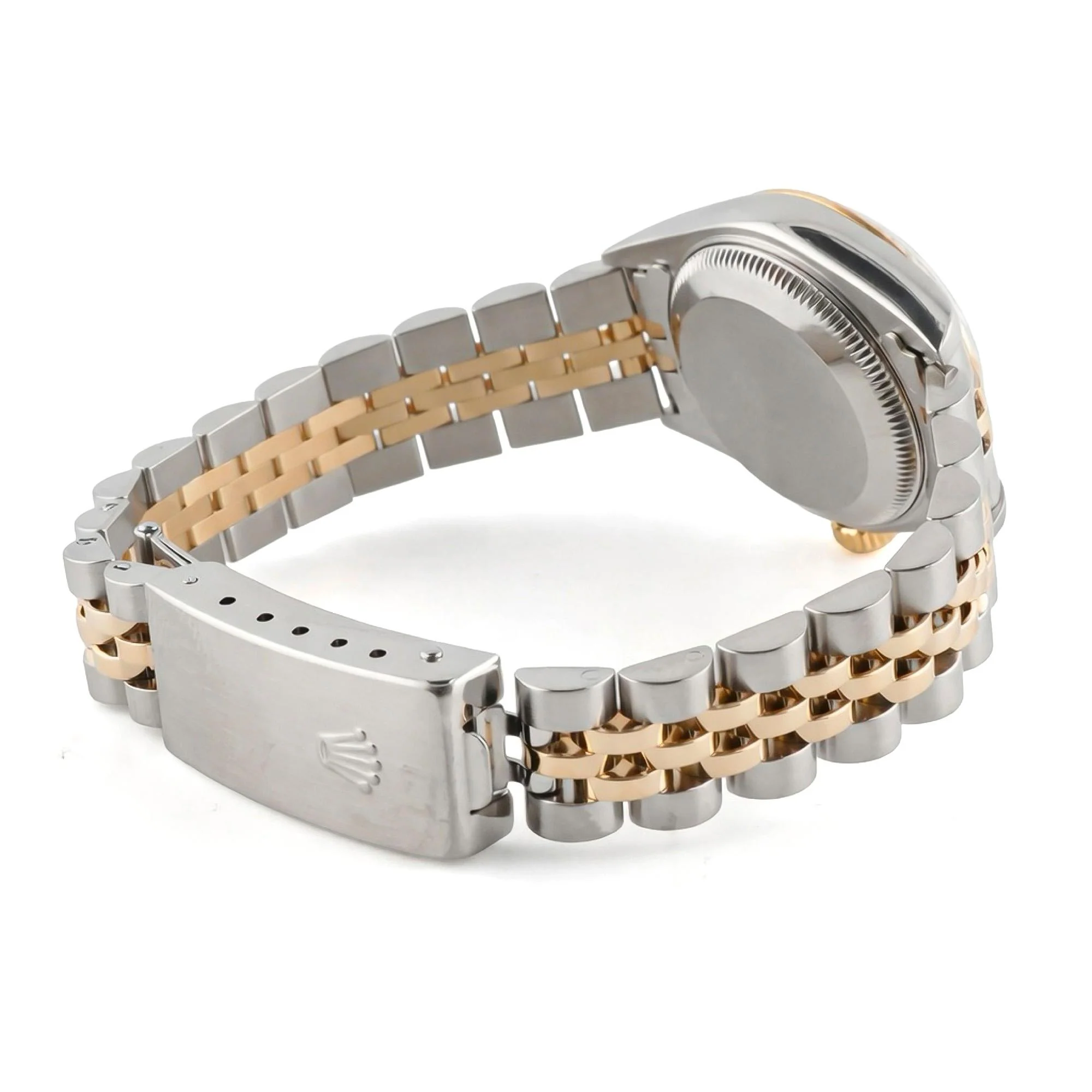 Rolex 79173 Lady-Datejust 26 mm Fluted Bezel Champagne Index Dial Jubilee Bracelet Box 2001 - Image 6