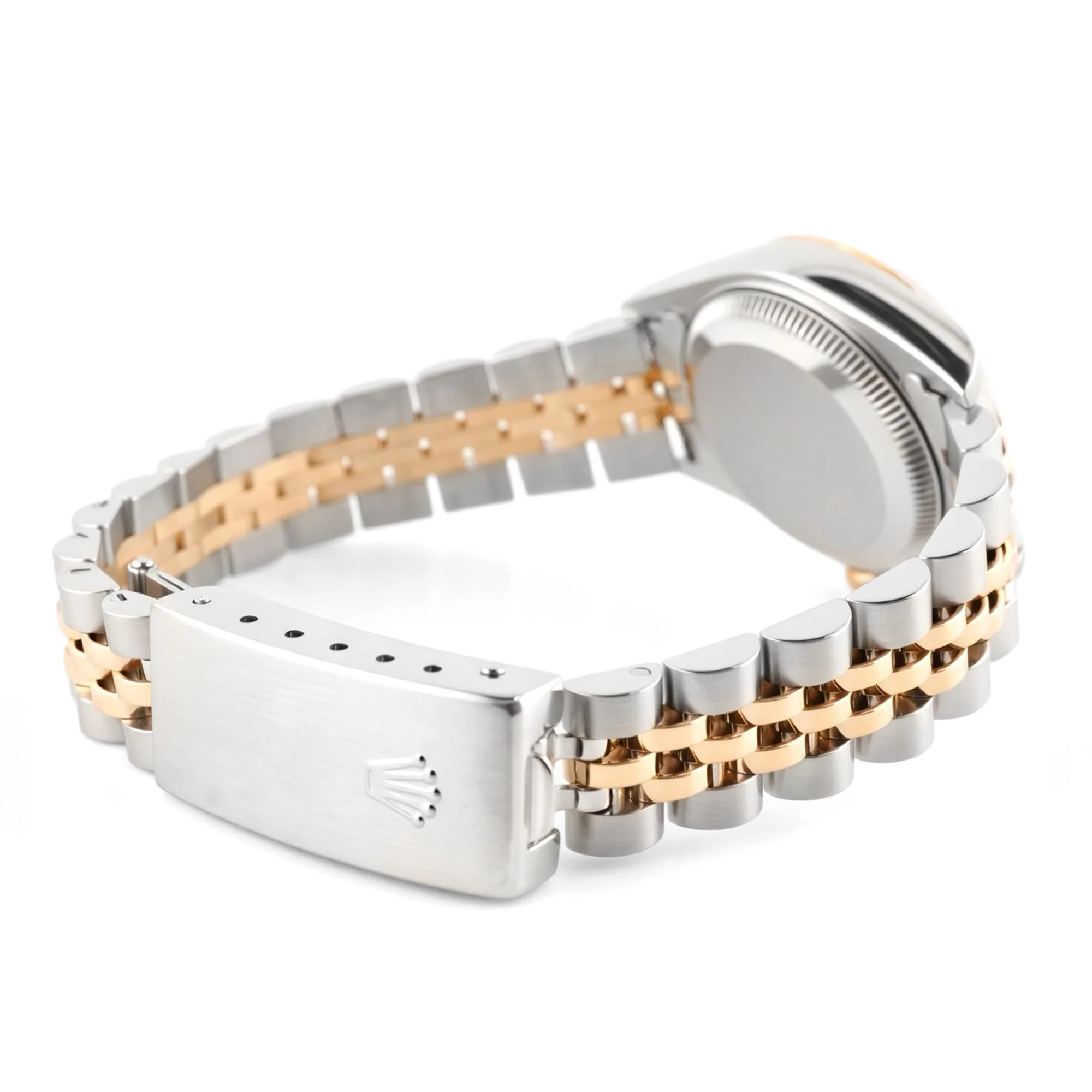 Rolex 79173 Lady-Datejust 26 mm Fluted Bezel Champagne Index Dial Jubilee Bracelet Box 2001 - Image 4