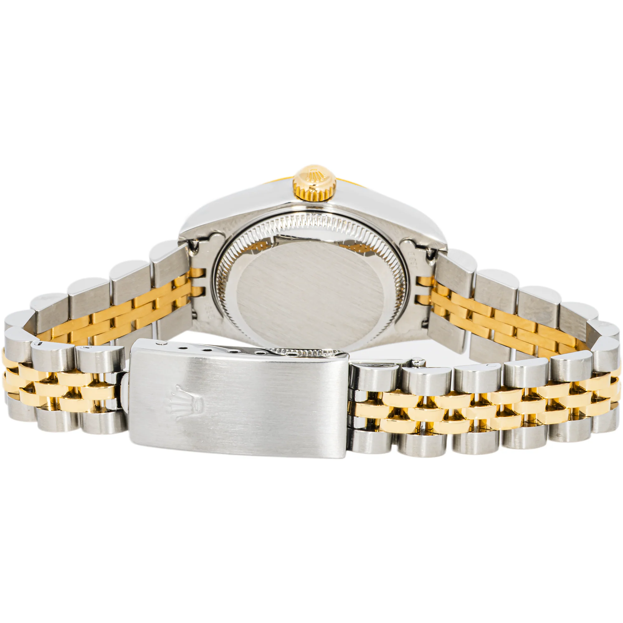 Rolex 79173 Lady-Datejust 26 mm Jubilee Ivory Arabic Dial Jubilee Bracelet Box 2002 - Image 4
