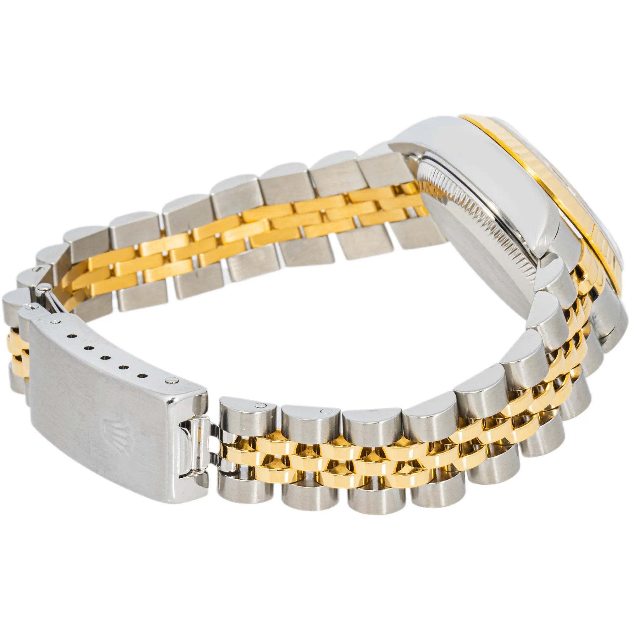 Rolex 79173 Lady-Datejust 26 mm Jubilee Ivory Arabic Dial Jubilee Bracelet Box 2002 - Image 6