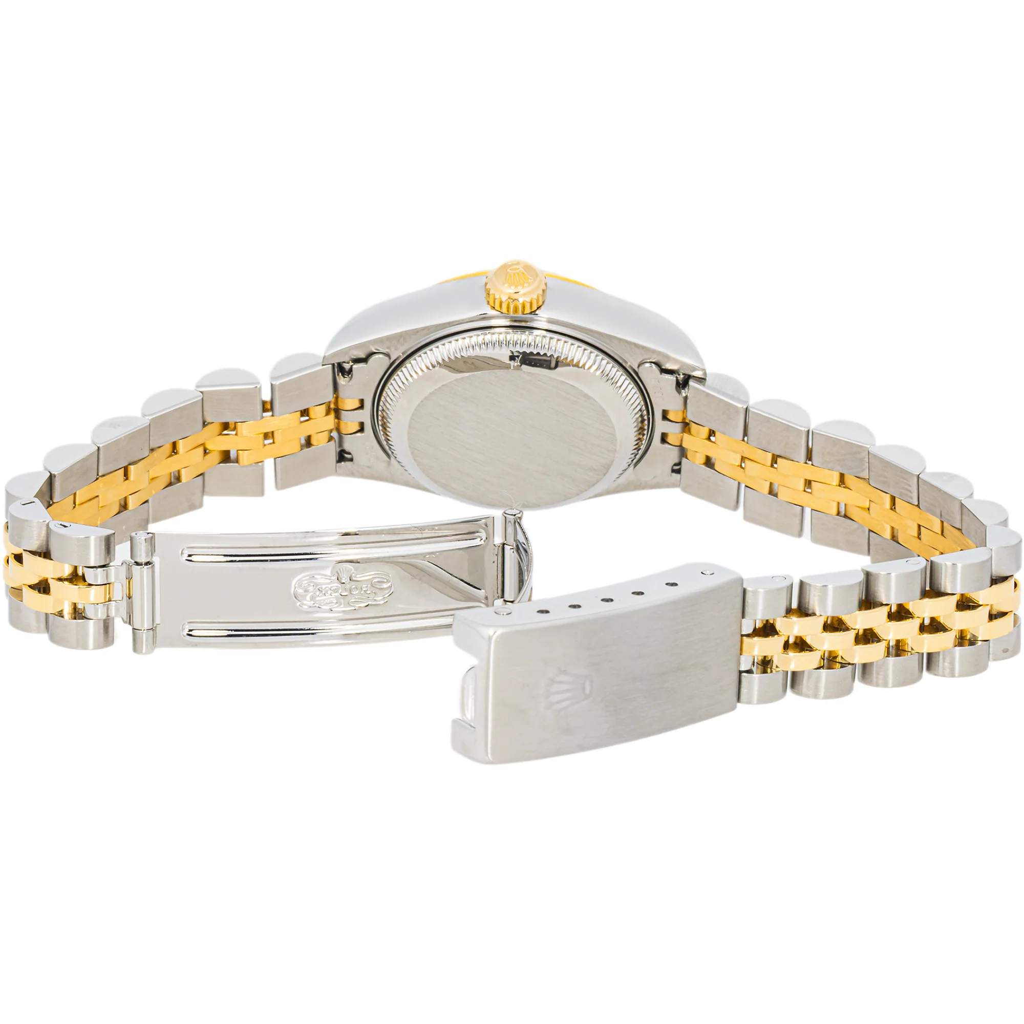 Rolex 79173 Lady-Datejust 26 mm Jubilee Ivory Arabic Dial Jubilee Bracelet Box 2002 - Image 8