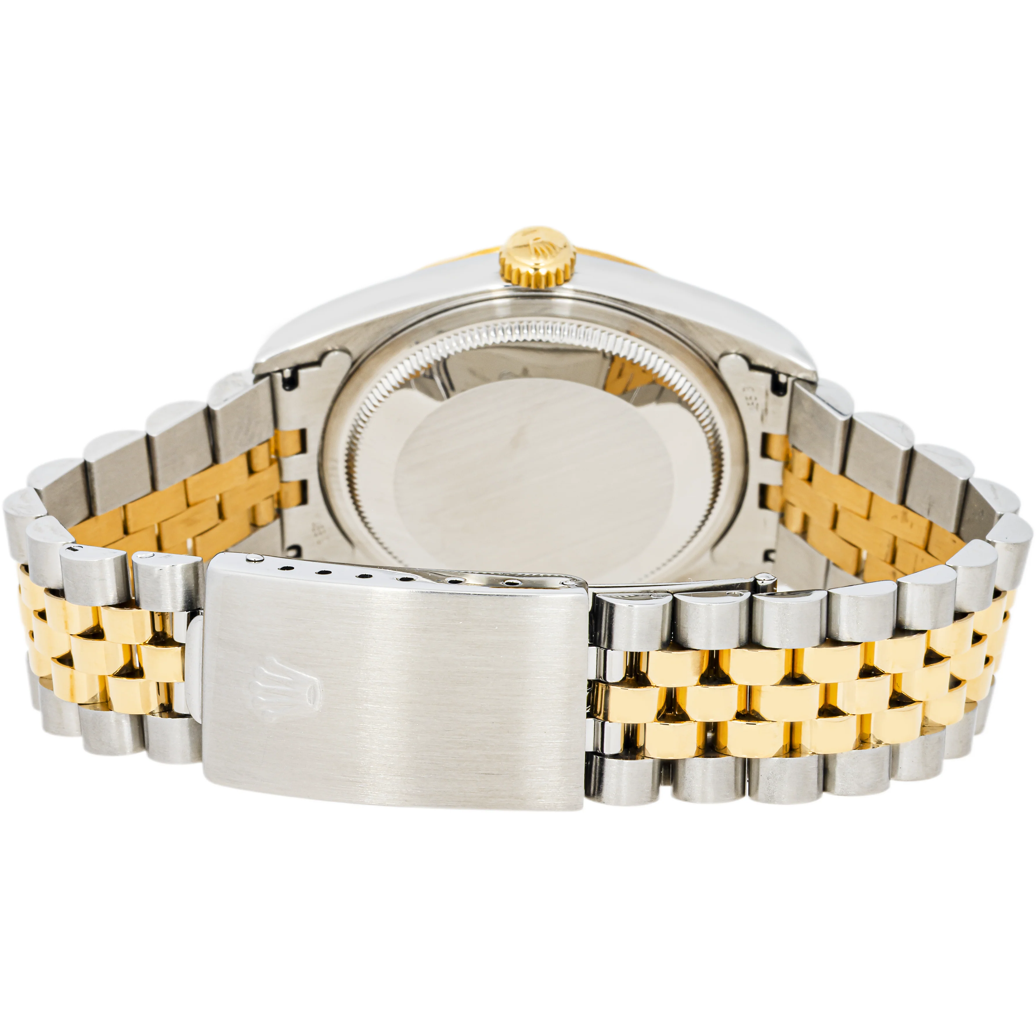 Rolex Datejust 36mm 16233 Fluted Bezel Champagne Roman Jubilee Bracelet Box & Papers 2002 - Image 4