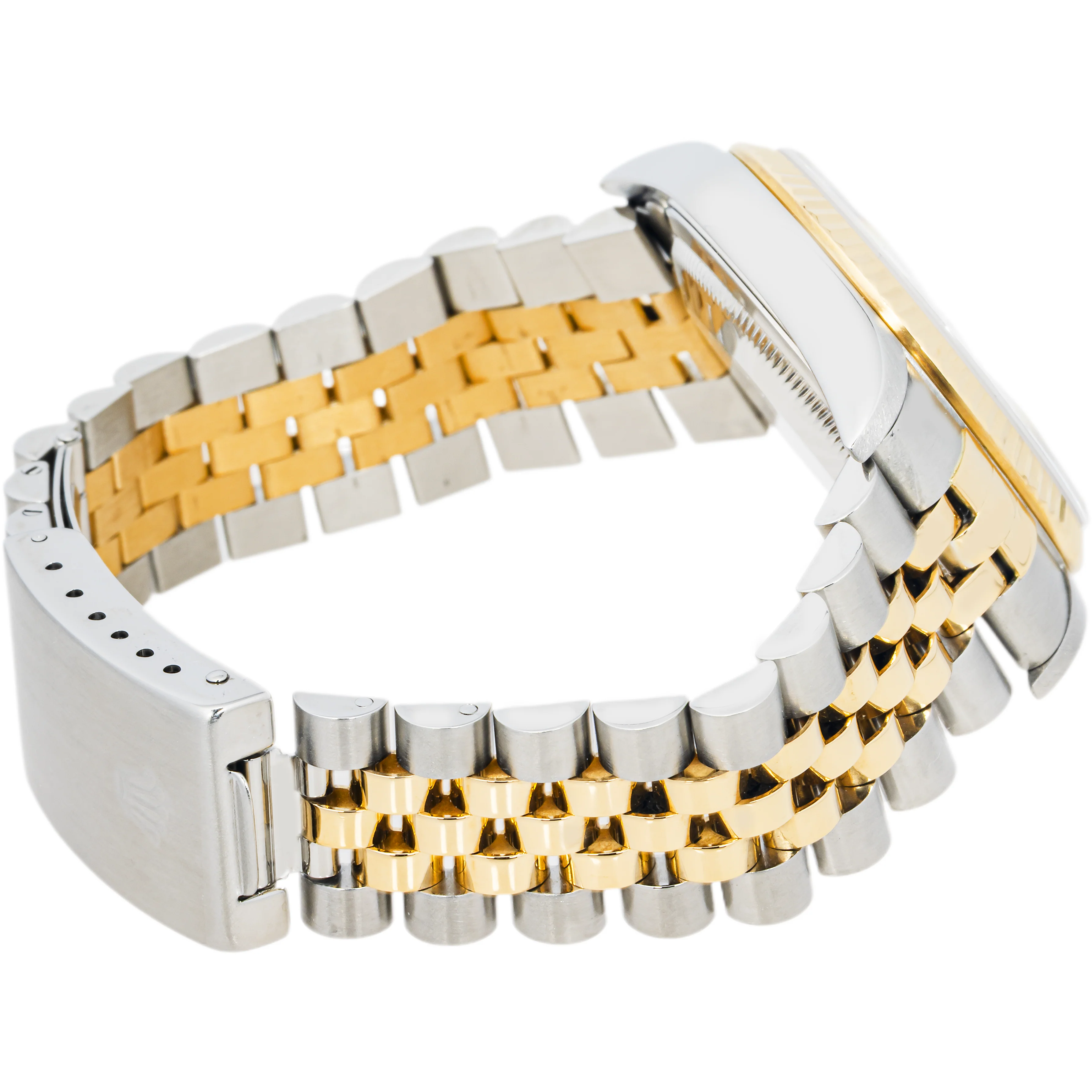 Rolex Datejust 36mm 16233 Fluted Bezel Champagne Roman Jubilee Bracelet Box & Papers 2002 - Image 6