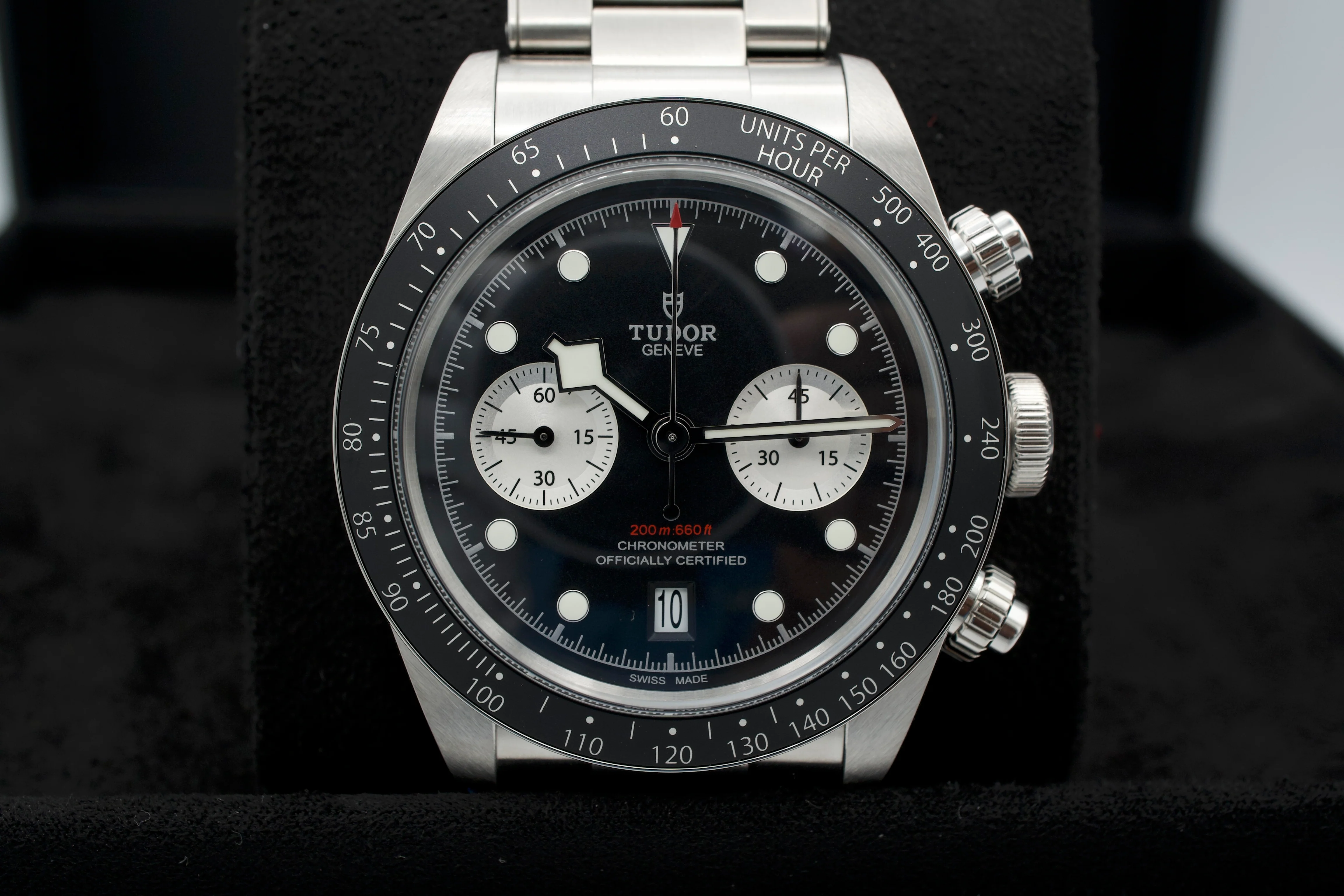 Tudor M79360N Black Bay Chrono 41 mm Black Dial Chronograph Stainless Steel Complete Set 2024 - Image 3